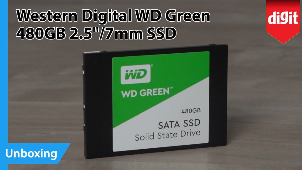 WD Green 480GB 7mm SSD Unboxing - YouTube