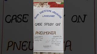 case study on pneumonia || Case presentation on pneumonia || NCP on pneumonia || pediatric nursing