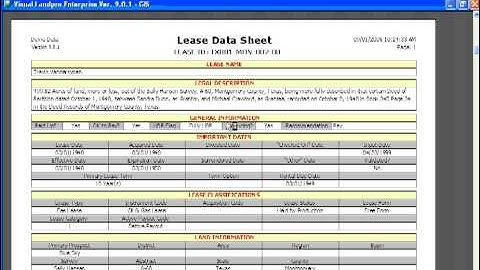 Visual Landpro GIS Grids