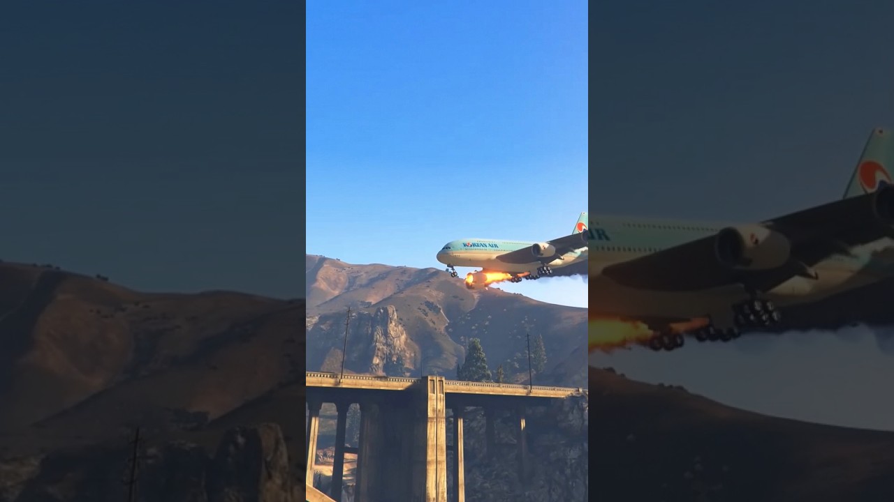 Can this A380 land on a Bridge? Korean Air Emergency 