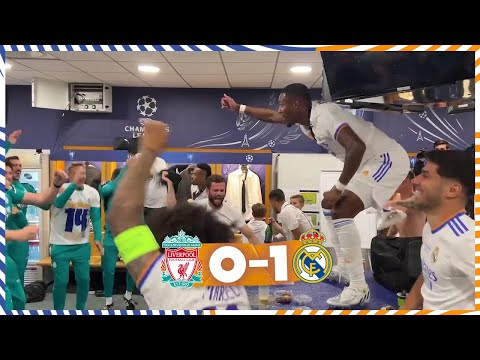 Real Madrid's Champions League dressing room celebrations!