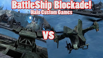 Battleship Blockade! Halo Reach PC(MCC) Custom Games!