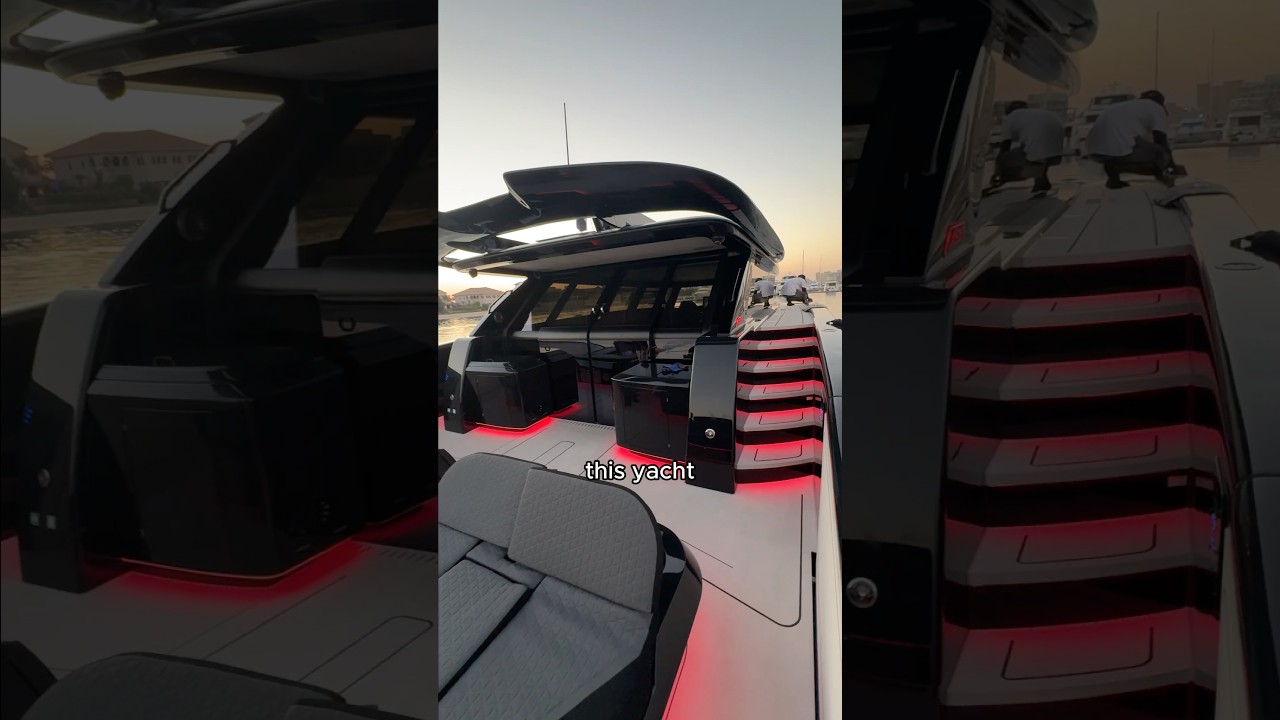 The New $3.7M BRABUS Yacht😎 UNREAL👌 @brabus #supercar #boat #luxury