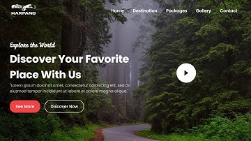 Responsive Travel Website Using HTML & CSS | Responsive Website Using HTML CSS | Travel Web Design