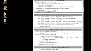 PHP [1/3] Setup - test access, shortcuts, Dreamweaver GUI