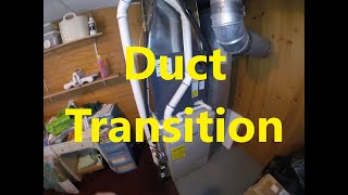 HOW TO MAKE A DUCT TRANSITIONwith two offset angles!!