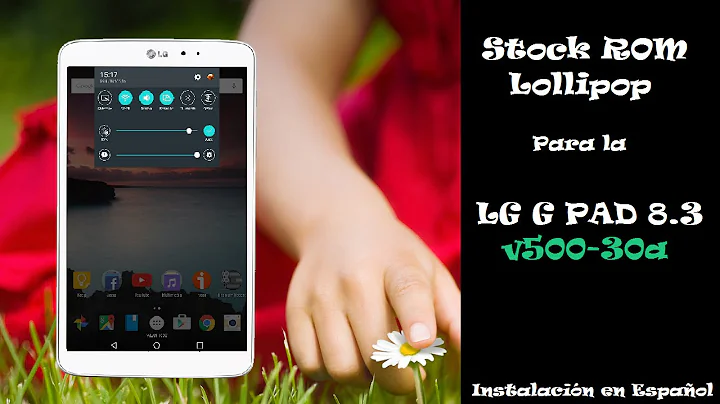 Actualización LG G Pad 8.3 Stock Oficial 5.0.2