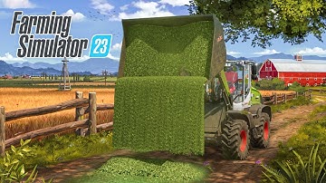 Chaff Collect With Dutz Farh In Fs23 | Farming Simulator 23 Gameplay | Timelapse