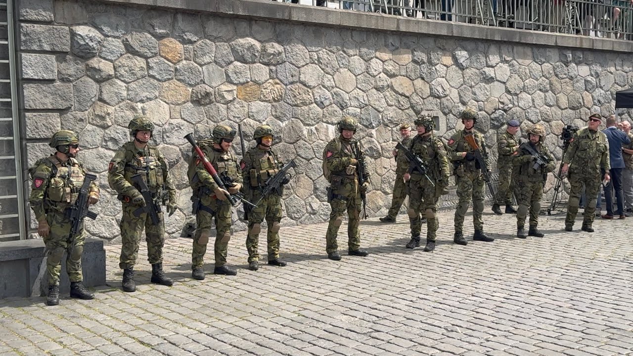 Ukázka výcviku jednotky aktivní zálohy