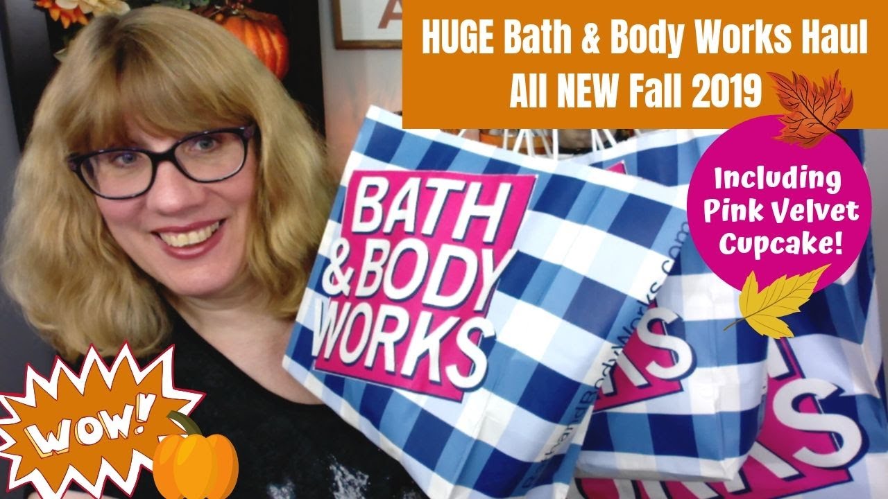 Huge Bath Body Works Haul All New Fall 2019 Pink Velvet Cupcake Candles More