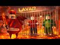 Mikey and JJ Escaped Lava BARRY in ROBLOX !?