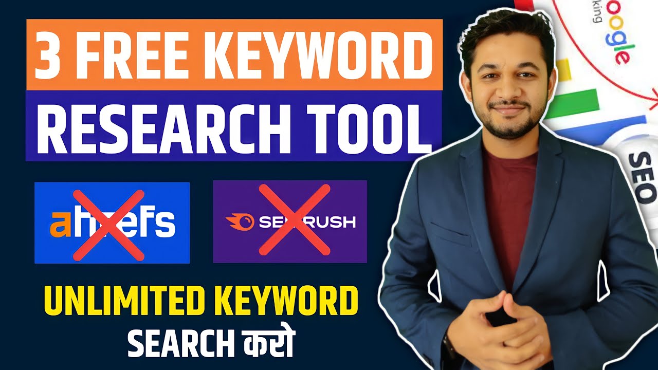 Free Keyword research tools with unlimited Searches | Best SEMrush and Ahref Alternatives.