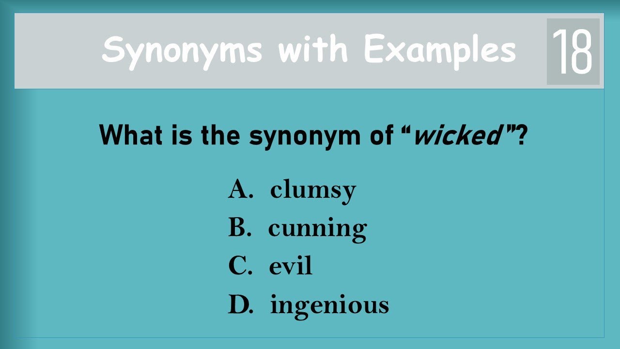 Synonyms with Examples 18 | English Vocabulary Practice Test | Teat Your English Vocabulary Skills 