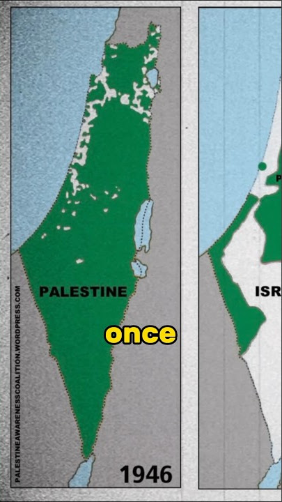 History of Palestine and Israel in 60 sec #history #facts #shorts