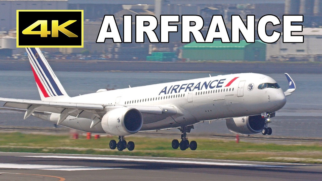 [4K] Air France Boeing 777, Airbus A350 / 羽田空港 2026（5月16日）/ Tokyo Haneda Airport 2026