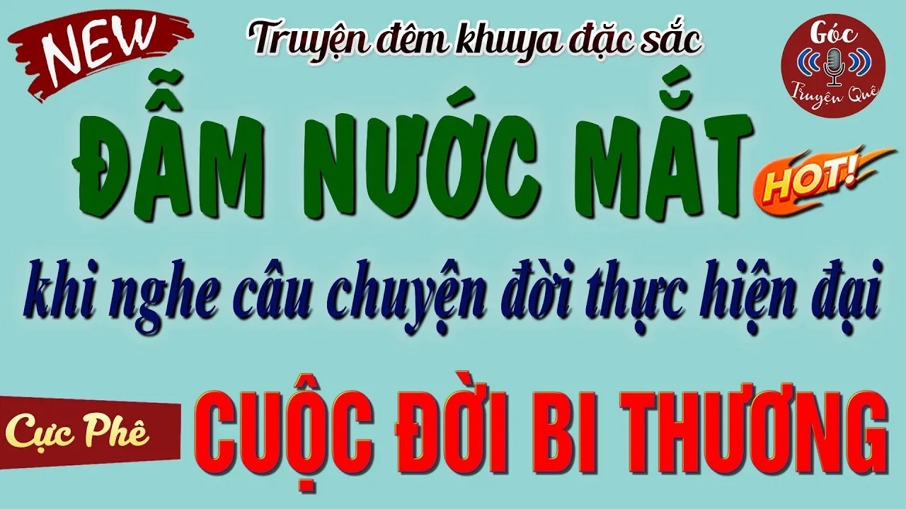 Cả Xóm Khóc Đẫm Nước Mắt Khi Nghe Truyện - ' CUỘC ĐỜI BI THƯƠNG ' _ Kể Truyện Đêm Khuya Ngủ Cực Ngon