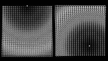 Gradient Pattern with Point Attractor - Rhino Grasshopper