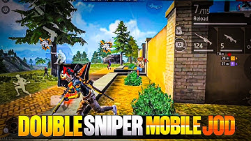 Br Rank Double Sniper Domination in BR Rank | Free Fire Insane AWM + M82B Gameplay 🔥