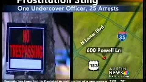 25 arrested during prostitution sting