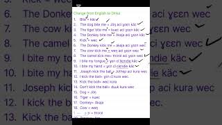 Learn Dinka Language From South Sudan 🇸🇸