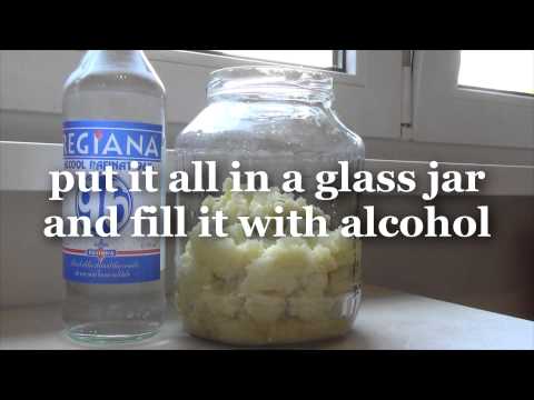 How to make alcohol garlic extract
