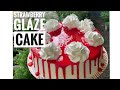 Strawberry glaze cake #fruitcake # strawberry cake #ഇപ്പോൾ തന്നെ ഉണ്ടാക്കി നോക്കാം.