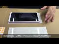 Mi Max 3 Tempered Glass Screen Protector Perfect Match