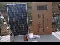 Irigatii gradina cu pompa solara de apa submersibila 24V / 250W alimentata direct din panoul solar