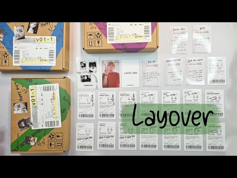 BTS V LAYOVER ALBUM UNBOXING!!!! (Photobook & wverse versions!!!) 