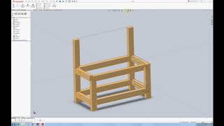 Solidworks Weldment & Cut List Tutorial  IN ENGLISH!