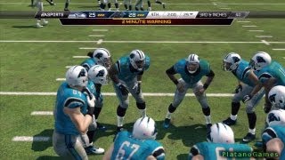NFL 2013 Week 1 - Seattle Seahawks vs Carolina Panthers - 3rd Qrt - Madden NFL 25 - HD