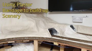 56. Using Plaster Cloth on scenic areas