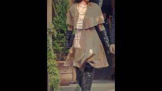 Lucy Liu Shows Off Her Leather Pants