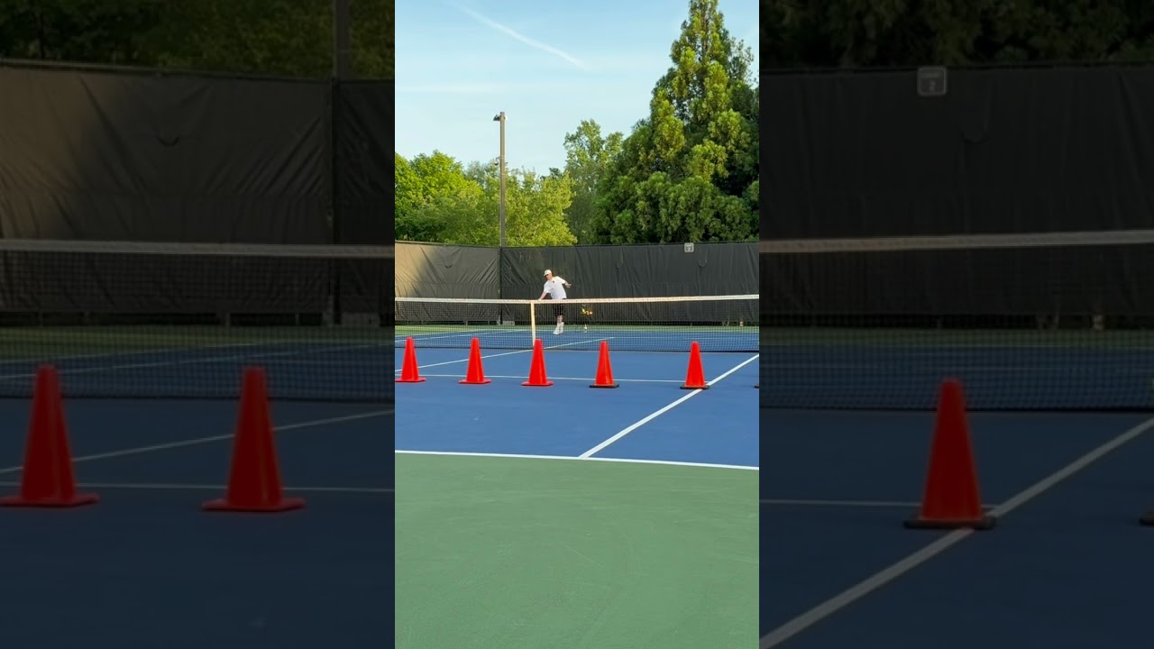 DS0 для начинающих @D2, верхнее вращение справа, вертикальная лицевая сторона ракетки, высота до ...