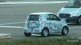 2015 Smart Fortwo brutal testing spy video