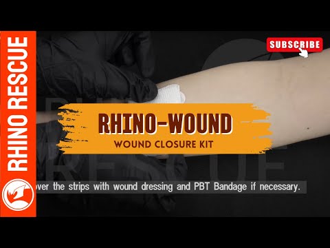 Rhino Rescue Wound Closure Kit: Stitchless & Pain-Free Solution for Cut Wounds