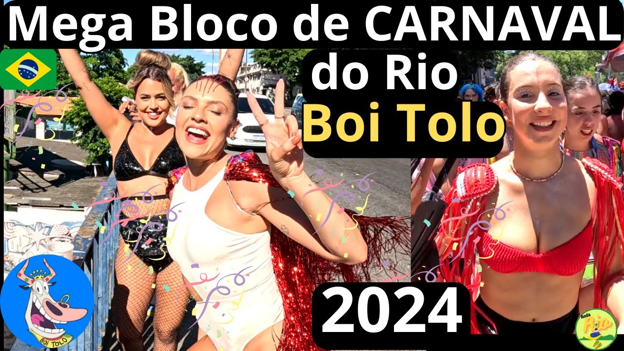 🇧🇷 Boi Tolo 2024 RJ | Mega Bloco de Carnaval | Blocos de rua rj 2024