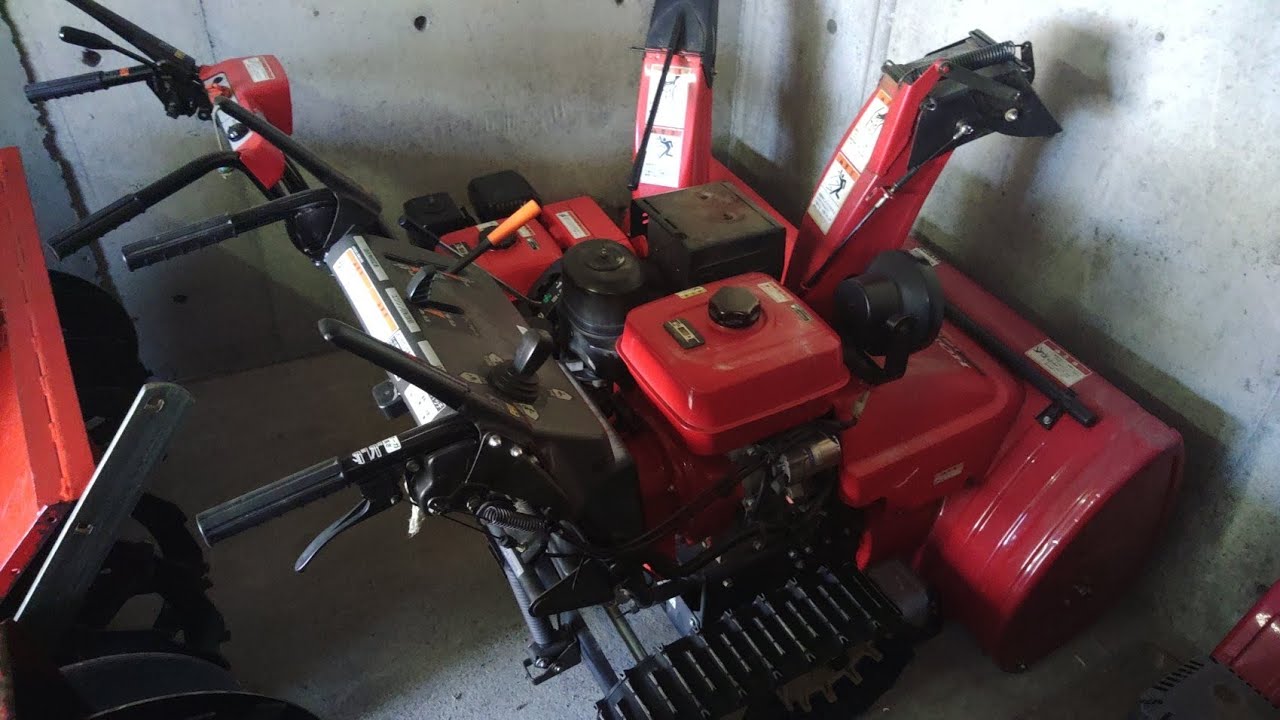 誰でもカンタン！HONDA除雪機シーズンオフ保管方法！！ - YouTube