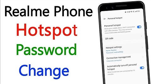 Realme c53 phone me hotspot password change kaise kare #terndingvideo #techvideo
