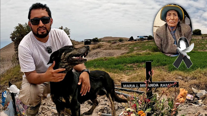 ENCONTRE a LUGO la fiel mascota de MAMA JUSTINA  y le dimos el íntimo ADIOS a MAMA Justina