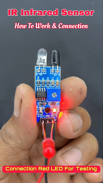 IR Infrared Sensor Connection & Testing • Sensor Module #shorts #sensor #trending