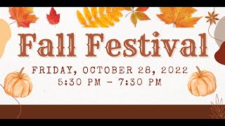 Fall Festival Student Flyers