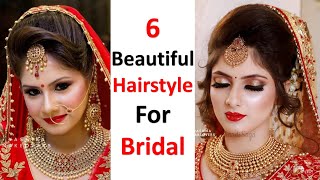 6 new beautiful hairstyle for bridal 