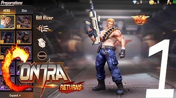 Contra Returns by Proxima Beta - Riginite the Battlefield (android, iOS) Gameplay Walkthrough part 1