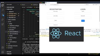 Front End Login and Registration using MERN React JS Mongodb