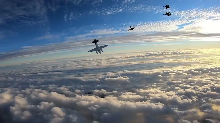 King Air stalls and enters a spin with Parachute jumpers