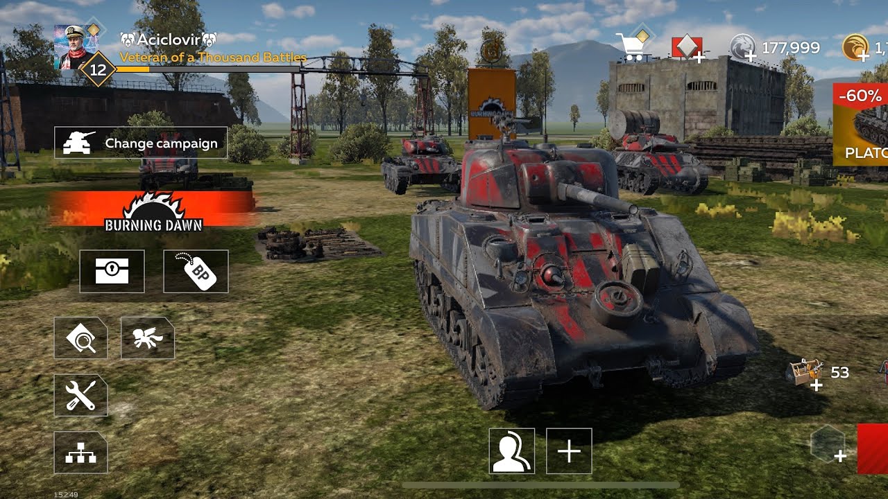 Best tank in tier 1 WAR THUNDER MOBILE - YouTube