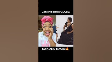 Can Incredible OPERA SINGER Break GLASS??😲🎶🍷 #opera #singer #reaction #viral #soprano