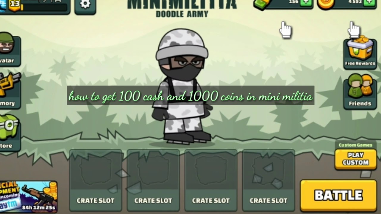 Mini militia unlimited coins and cash