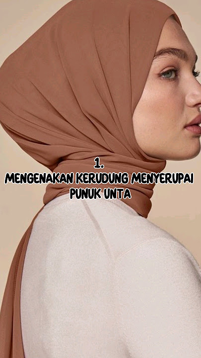 CANTIK YANG DILARANG DALAM ISLAM, MUSLIMAH WAJIB TAHU!!